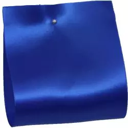 100mm x 50m Single Satin Wide Ribbon  col: Royal Blue