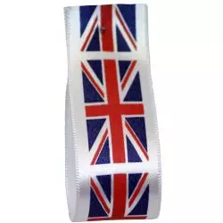 Union Jack Flag Ribbon 35mm x 20m
