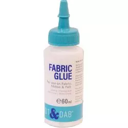 Dot and Dab 60ml Bottle of fabric glue