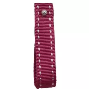 Stitched Grosgrain by Shindo in Shocking Pink in 5mm-12mm,15mm 