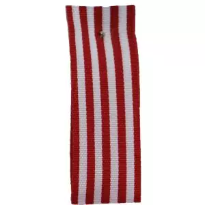 16mm x 25m Stripe Ribbon By Berisfords Ribbons Col: Red