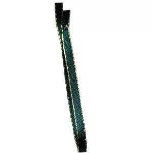 Green & Gold Edged Satin Ribbon By Shindo 3mm x 50m