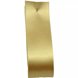 Shindo Double Satin Ribbon Gold (Col: 178) - 3mm - 50mm widths