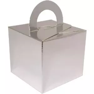 Wedding Favour Box In Silver x 10 