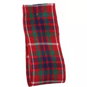 Fraser Tartan Ribbon By Berisfords Ribbons - available in varying widths from 7mm to 70mm