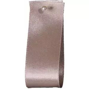 Double Satin Ribbon By Berisfords Ribbons: Silver Grey (Col 18) - 3mm - 70mm widths