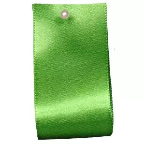 Double Satin Ribbon By Berisfords Ribbons: Emerald (Col 23)- 3mm - 70mm widths