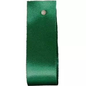 Double Satin Ribbon By Berisfords Ribbons: Hunter Green (Col 455)- 3mm - 50mm widths
