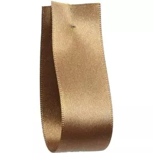 Shindo Double Satin Ribbon Sable (Col:179) - 3mm - 50mm widths