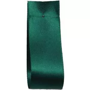 Shindo Double Satin Ribbon Forest Green (Col: 039) - 3mm - 50mm widths