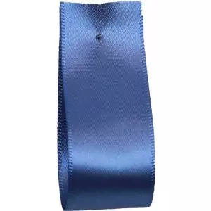 Shindo Double Satin Ribbon Saxe Blue  (Col:090) - 3mm - 38mm widths