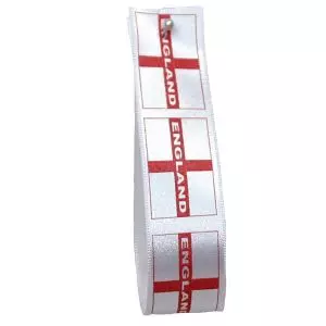 St Georges Flag / England Ribbon 25mm x 20