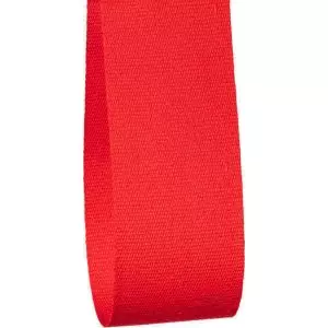25mm x 15m Cotton Ribbon In Red