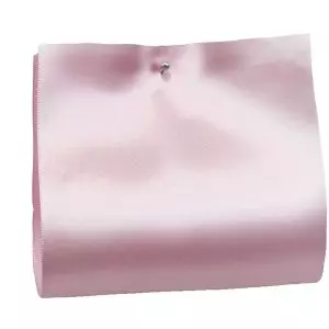100mm x 50m Single Satin Wide Ribbon  col: Pale Pink