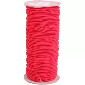 Red 3mm round cord elastic