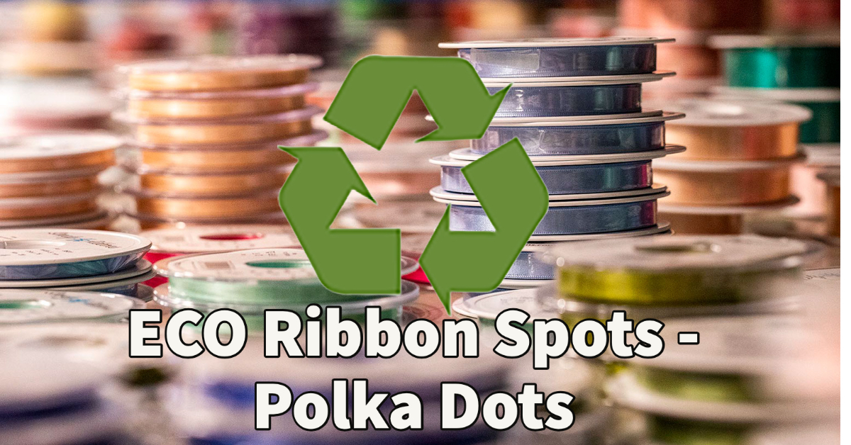 Eco Ribbon With Spots - Polka Dots