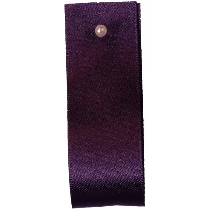 Berisfords Ribbon Blackberry 6841 Purple Double Satin Ribbon Purple Ribbon Berisfords Ribbon Various Widths
