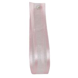 Sheer Elegance Ribbon Col: Pink 15mm x 25m Article 9902