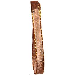 Bronze 3mm Lame Christmas Style Ribbon From Shindo