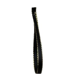 Black Gold Edged Satin Ribbon By Shindo 3mm x 50m