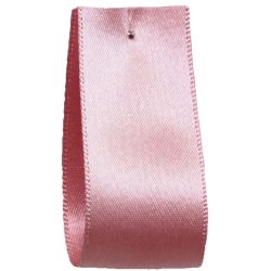 Double Satin Ribbon By Berisfords Ribbons: Pink Azalea (Col 400) - 3mm - 70mm widths