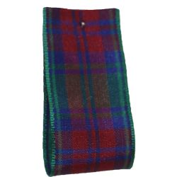 BULK 100M REEL - Lindsay Tartan Ribbon - available in varying widths from 7mm to 40mm