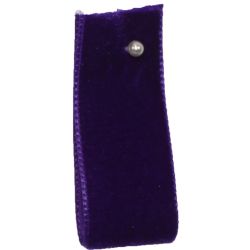Velvet Ribbon By Berisfords Col: Purple 9634 - available in 9mm - 50mm widths