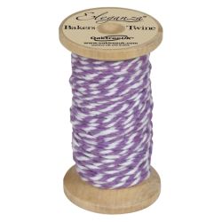 Bakers Twine Wooden Spool 2mm x 15m Lavender No.45