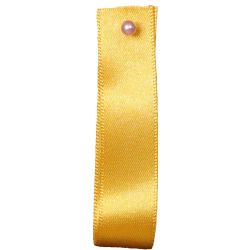 Double Satin Ribbon By Berisfords Ribbons: Gold (Col 37)- 3mm - 50mm widths