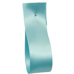 Shindo Double Satin Ribbon Pale Turquoise  (Col:172) - 3mm - 50mm widths