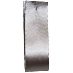 Shindo Double Satin Ribbon Silver (Col:181) - 3mm - 50mm widths