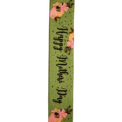 Green Mothers Day Ribbon 25mm