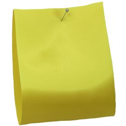 100mm x 50m Single Satin Wide Ribbon  col; Yellow