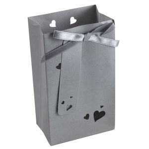 Wedding Favour Bag In Silver x 5
