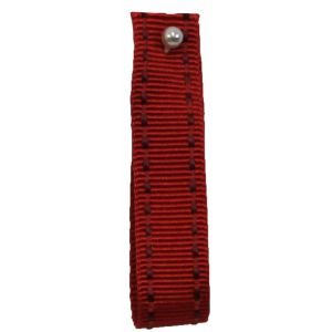 Stitched Grosgrain by Shindo in Red (Colour 20) - available in 5mm - 15mm widths