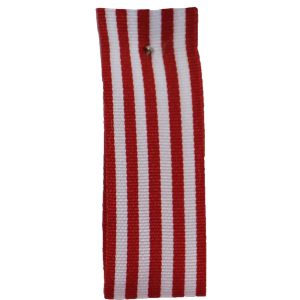 25mm x 25m Stripe Ribbon By Berisfords Ribbons Col: Red