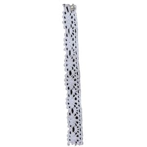 13mm Premium Lace Ribbon - Blenheim Pattern in White & ivory