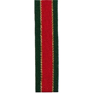 15mm retro strip Christmas ribbon by Berisfords