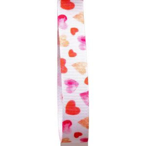 16mm white grosgrain sweetheart ribbon by Berisfords Ribbons Article 80757