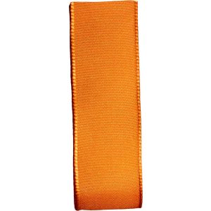 25mm orange wired taffeta ribbon