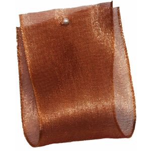 60mm Metallic look copper sheer ribbon