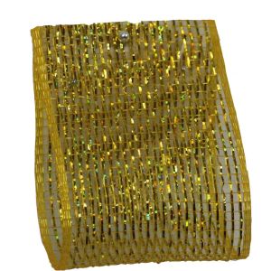 Gold Metallic Deco Mesh 63mm x 10m