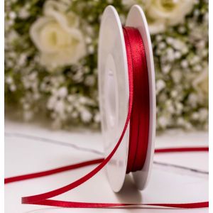 3mm Scarlet Berry Ribbon on 30m reel by Berisfords Ribbons