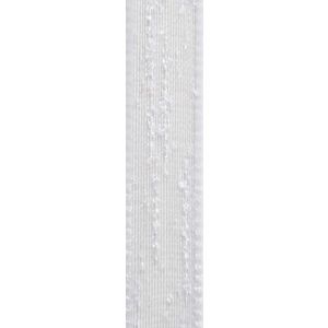White 16mm soft textured mesh ribbon by Berisfords - flame