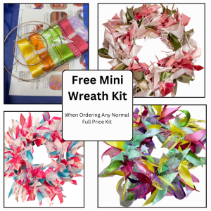 Free Mini Ribbon Wreath Kit - When Ordering Any Standard Size Kit