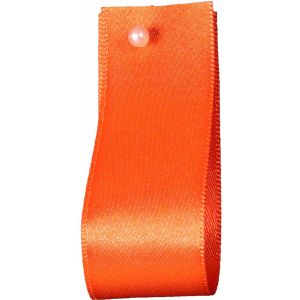 Double Satin Ribbon By Berisfords Ribbons: Orange Delight (Col 42) - 3mm - 50mm widths