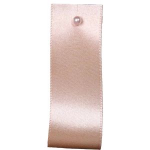 Double Satin Ribbon By Berisfords Ribbons: Cream (Col 50)- 3mm - 70mm widths