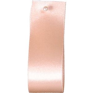 Double Satin Ribbon By Berisfords Ribbons: Peach (Col 71) - 3mm - 50mm widths