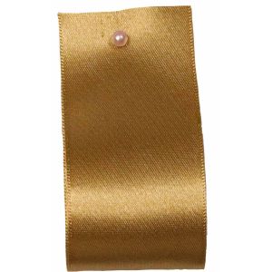 Double Satin Ribbon By Berisfords Ribbons: Straw (Col 6835)- 3mm - 50mm widths