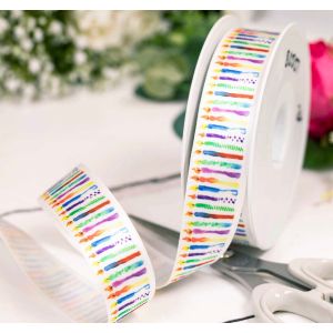 25mm Birthday candle Ribbon by Berisfords